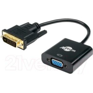 Адаптер ATcom AT9214 DVI-D(m) - VGA(f)