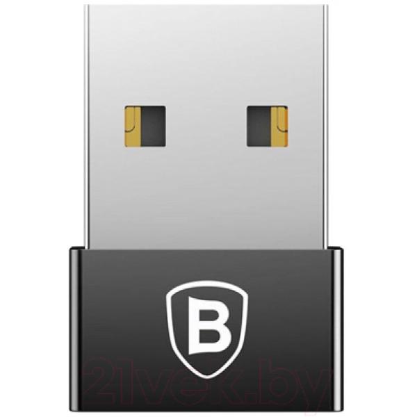 Адаптер Baseus USB А Male to Type-C Female 2.4A / CATJQ-A01