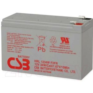 Батарея для ИБП CSB HRL 1234W F2 FR