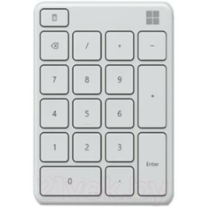 Цифровая клавиатура Microsoft Bluetooth Number Pad Monza Grey (23O-00022)