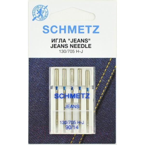 Иглы для швейной машины Schmetz 130/705Н-J джинс №90 VDS
