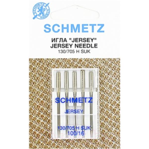 Иглы для швейной машины Schmetz 130/705НSUK джерси №100 VES