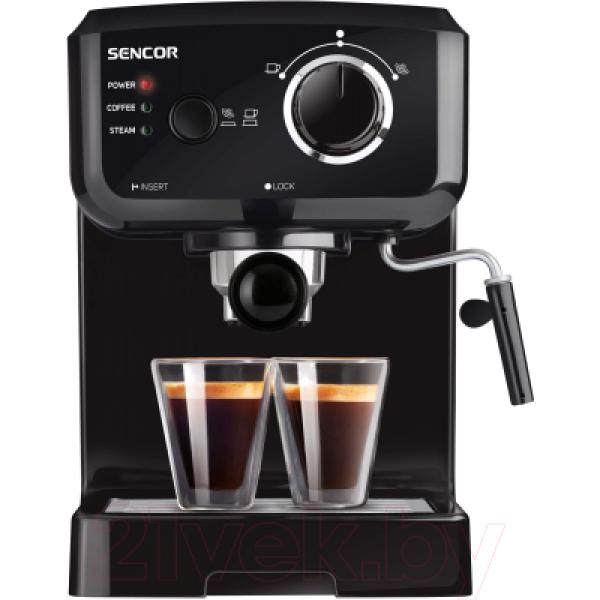 Кофеварка эспрессо Sencor SES 1710BK