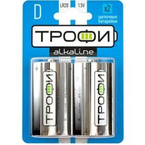 Комплект батареек Трофи LR20-2BL / C0034933