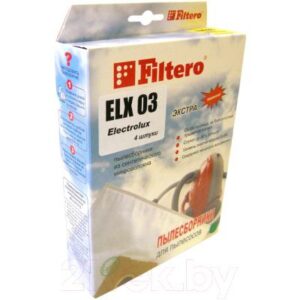 Комплект пылесборников для пылесоса Filtero Экстра ELX 03