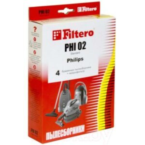 Комплект пылесборников для пылесоса Filtero Standard PHI 02