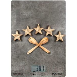 Кухонные весы Scarlett Gold Stars SC-KS57P13