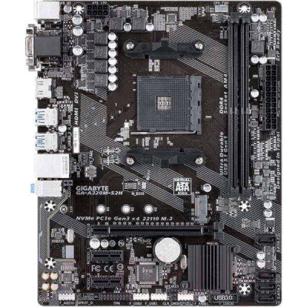 Материнская плата Gigabyte GA-A320M-S2H Rev.1.2