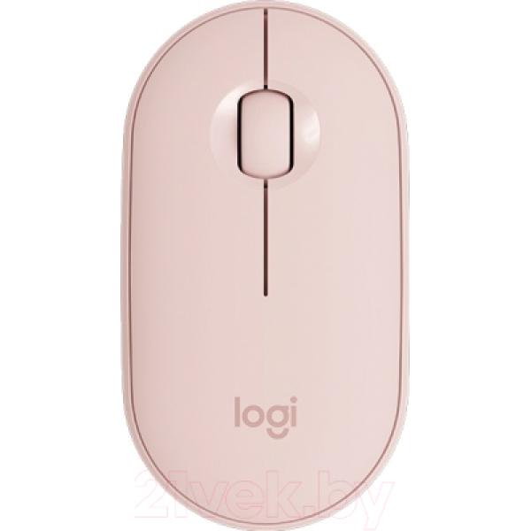 Мышь Logitech Pebble M350 Rose / 910-005717