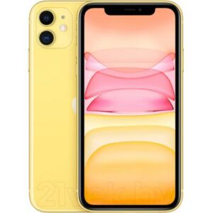 Смартфон Apple iPhone 11 128GB / MHDL3 (желтый)