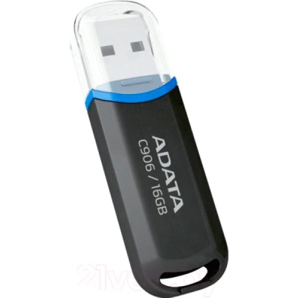 Usb flash накопитель A-data C906 16Gb Black (AC906-16G-RBK)