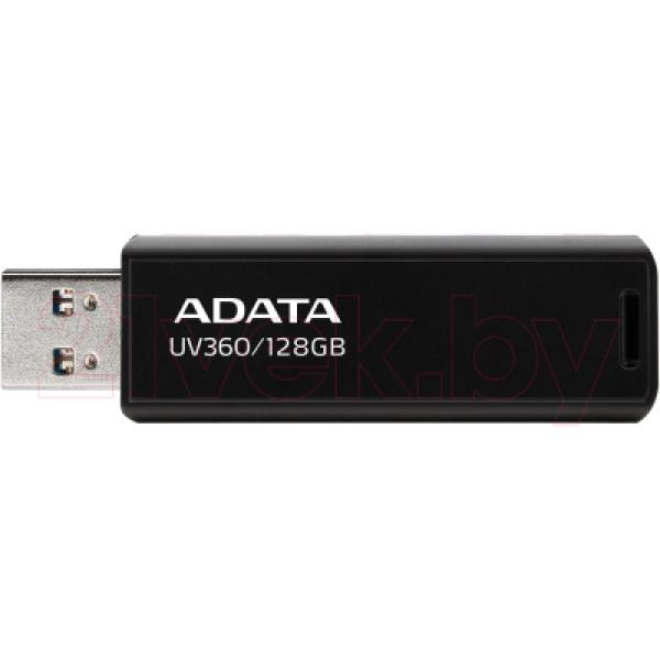 Usb flash накопитель A-data UV360 128GB (AUV360-128G-RBK)