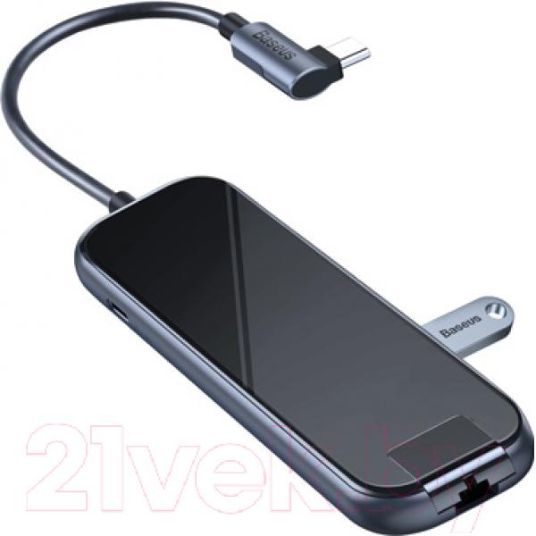 USB-хаб Baseus Type-C to 3xUSB3.0+HD4K+RJ45+PD / CAHUB-DZ0G