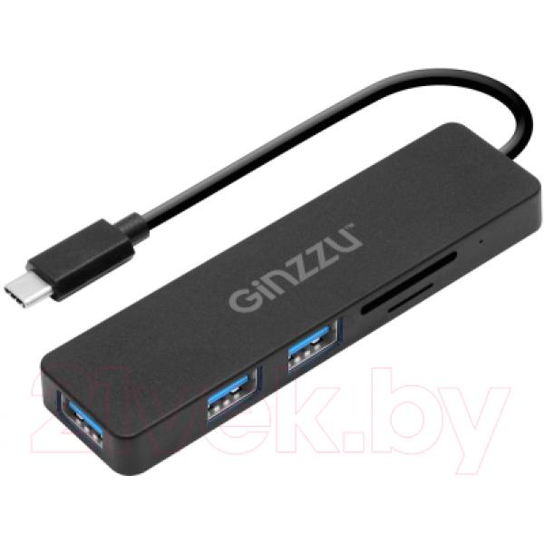 USB-хаб Ginzzu GR-899UB